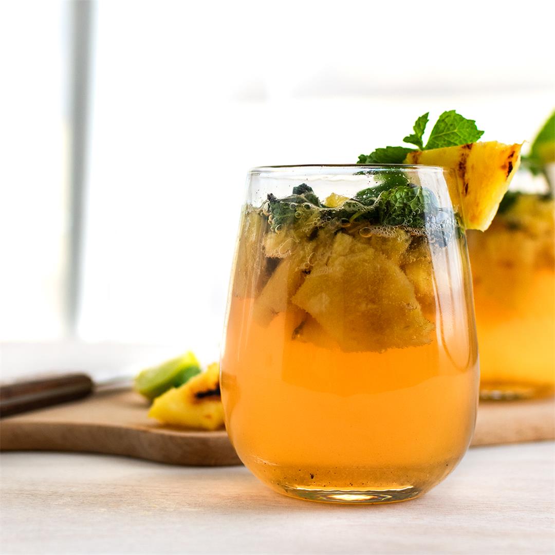 Easter Cocktail: Charred Pineapple Mojito Cocktail
