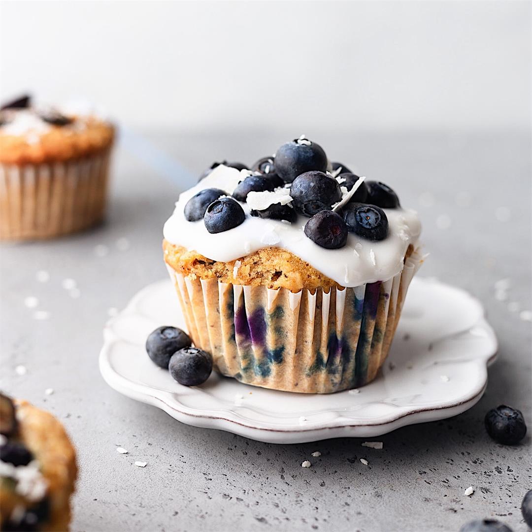 Vegan Blueberry Muffins