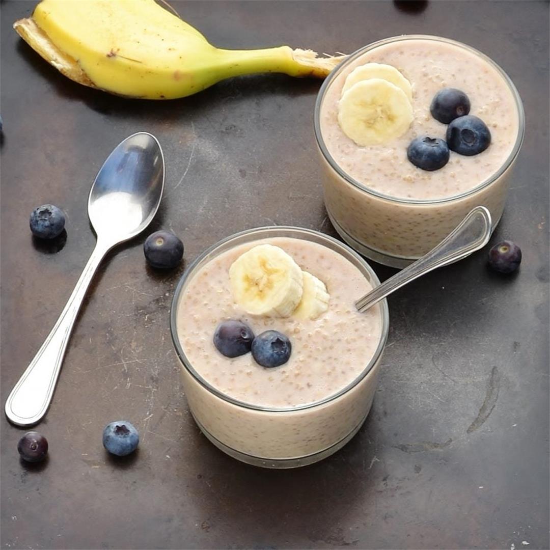 Overnight Quinoa with Banana (Low Carb)