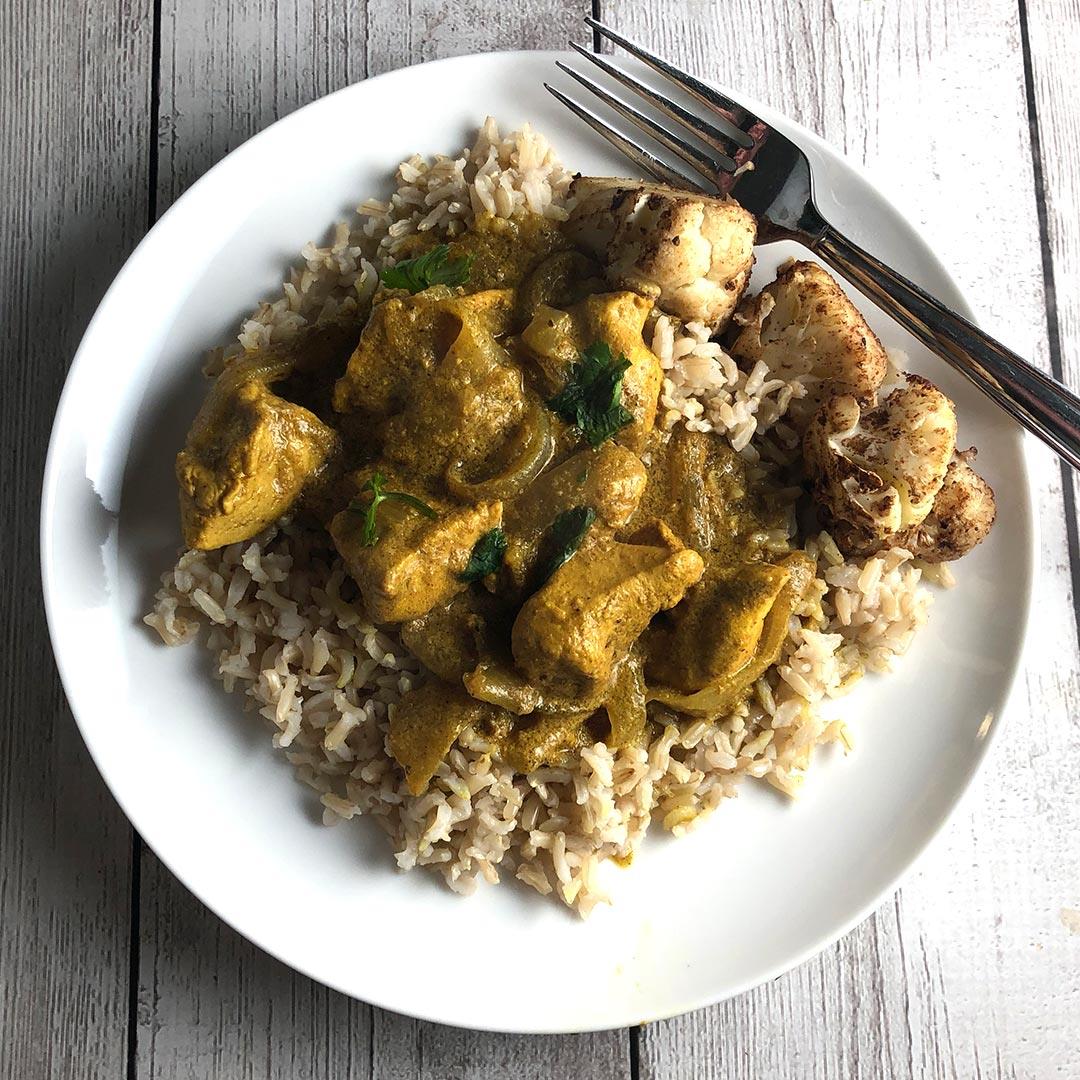 Indian Butter Chicken with Dairy Free Option
