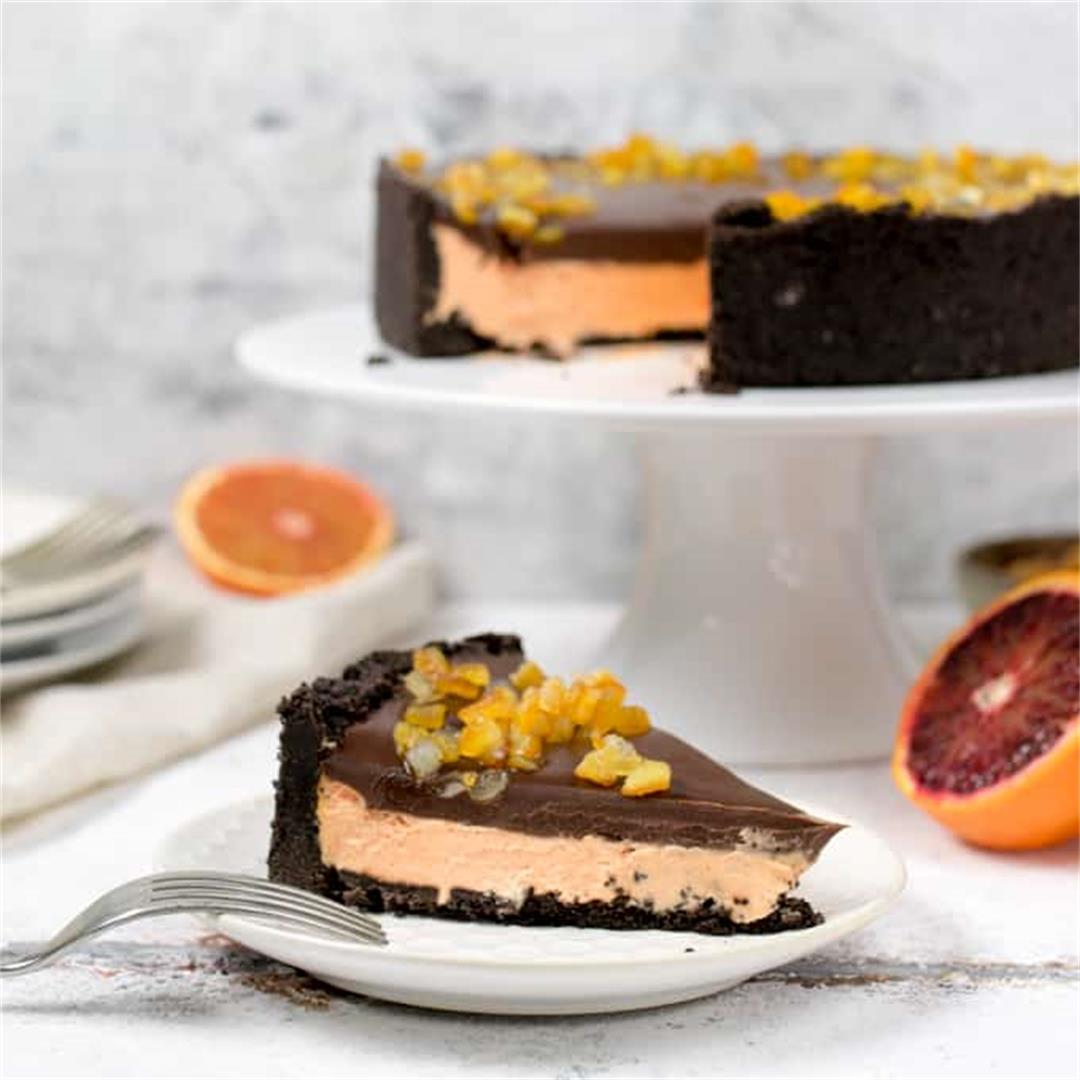 Chocolate Orange No-Bake Cheesecake