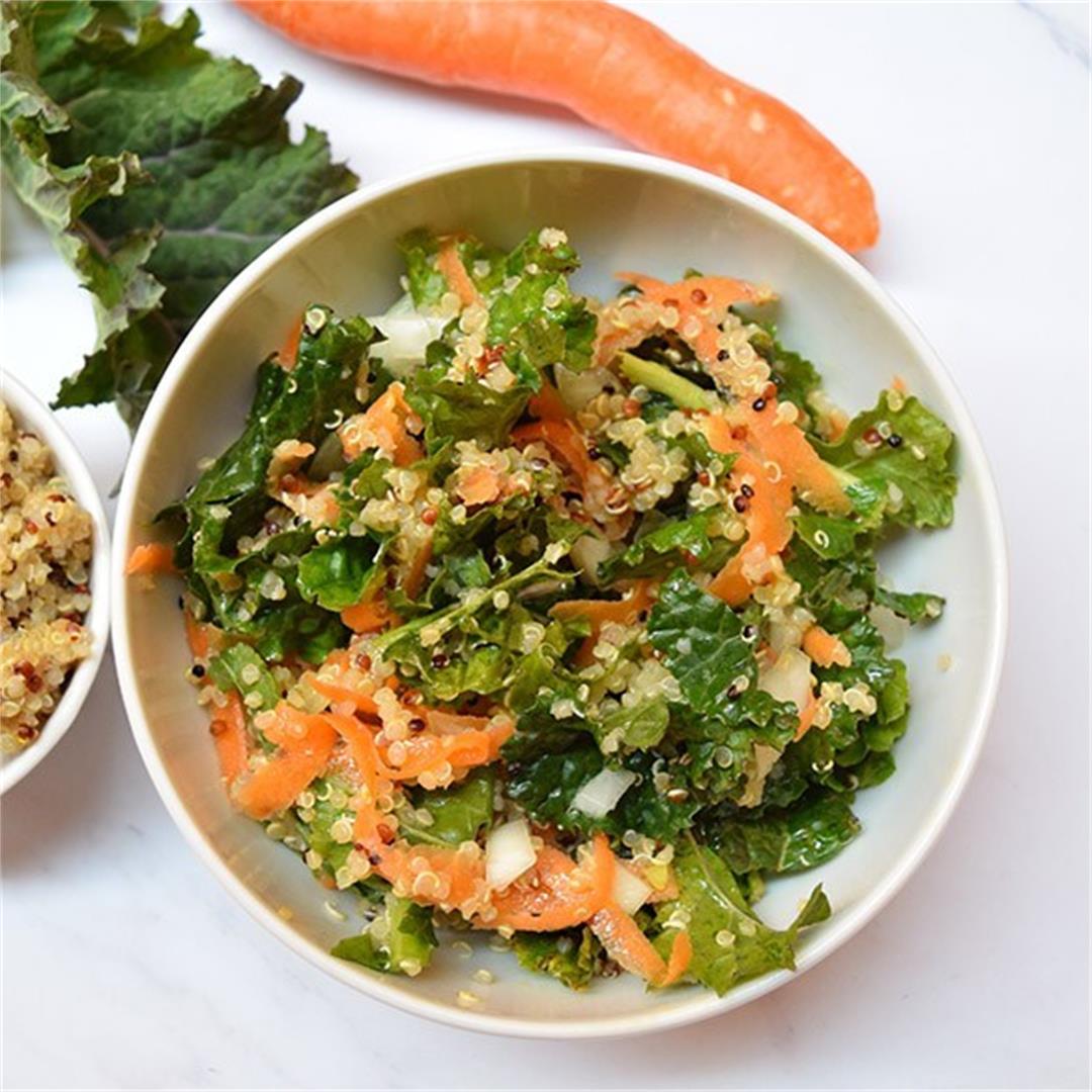 Kale, Quinoa, and Carrot Salad