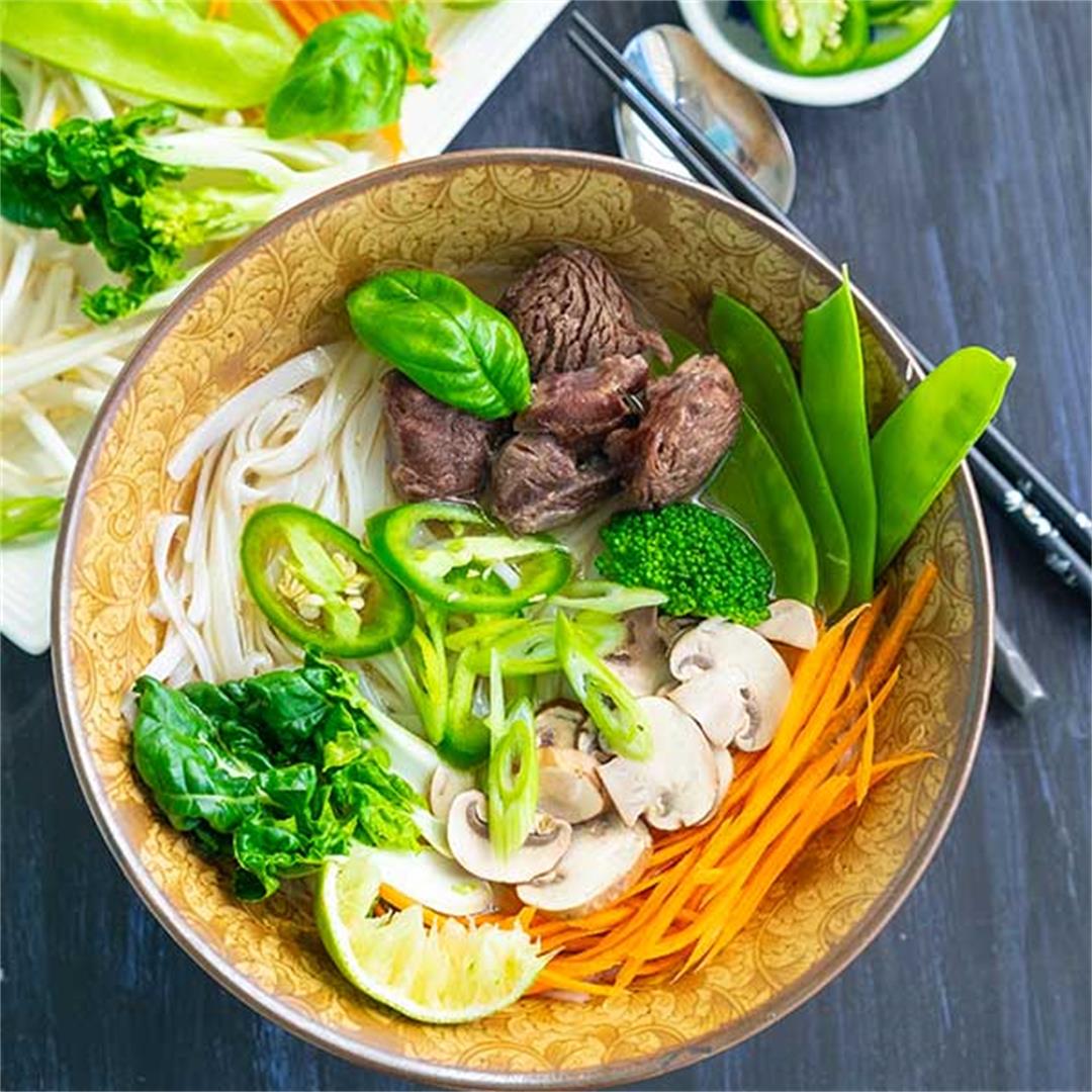 Instant Pot Vietnamese Beef Pho Recipe