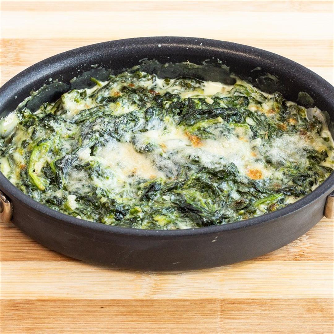 Steakhouse Keto Creamed Spinach