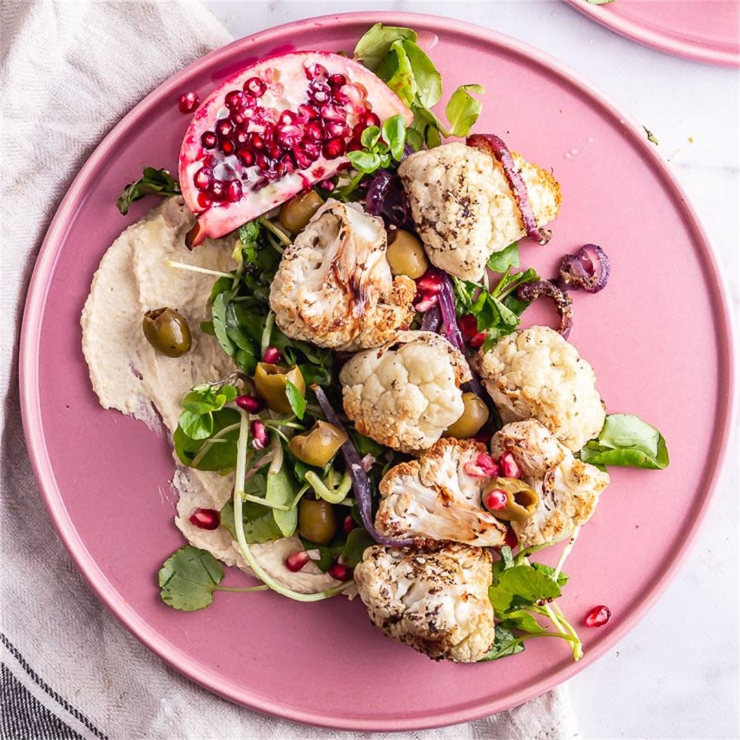 Cauliflower Salad with Hummus • The Cook Report
