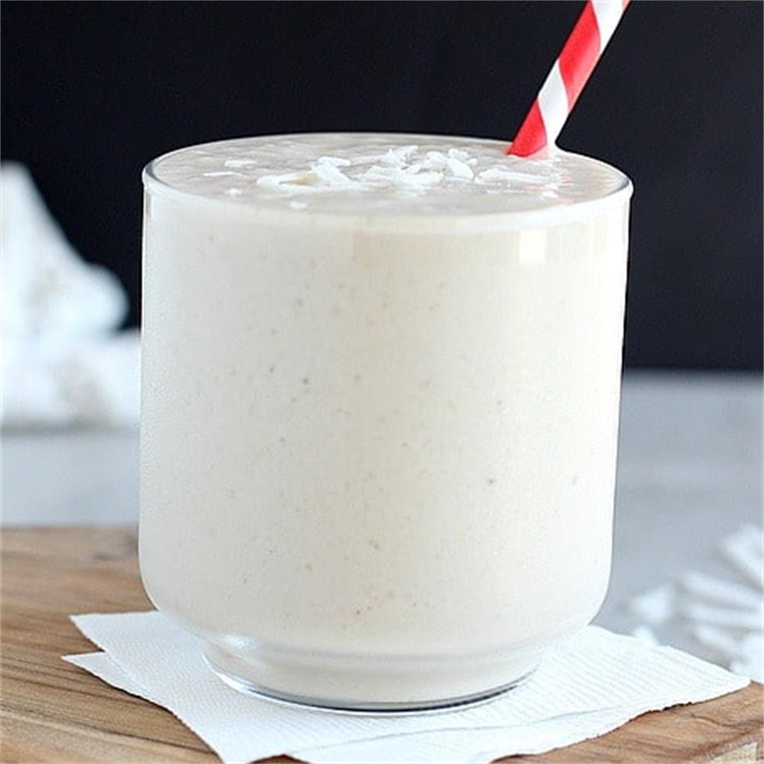 The Healthiest Vanilla Milkshake Ever!