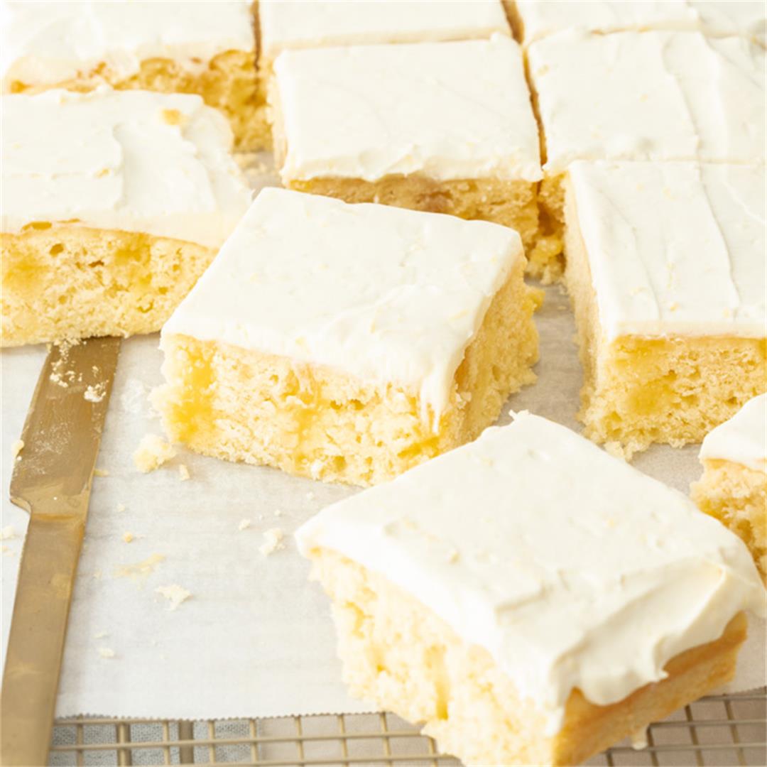 Almond Lemon Poke Cake recipe
