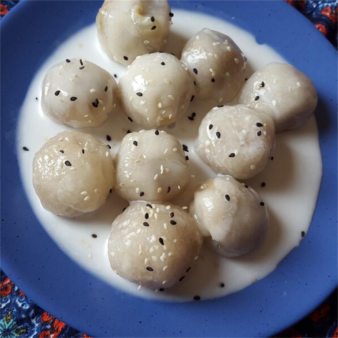 Sweet Potato dumplings