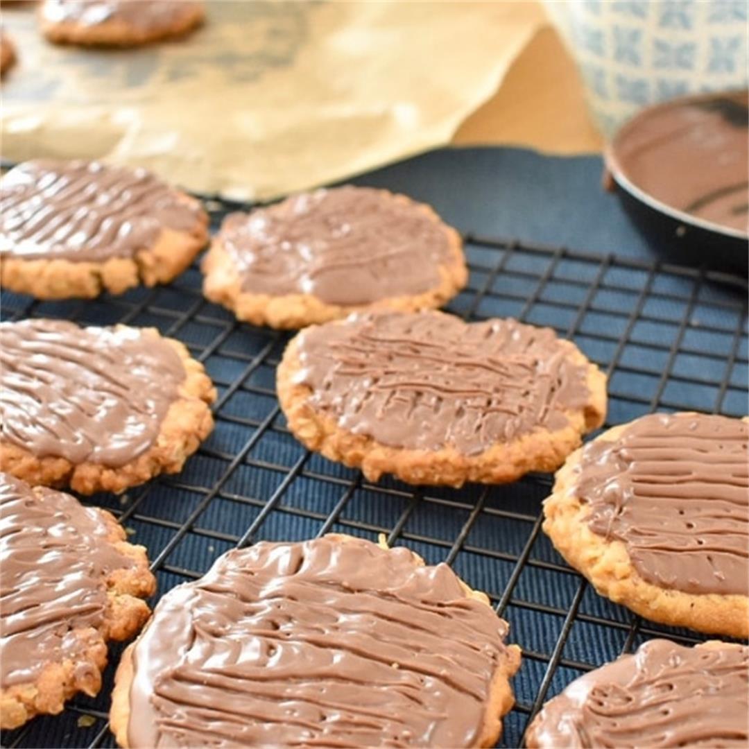 Chocolate Hobnobs • Fabulous Family Food by Donna Dundas