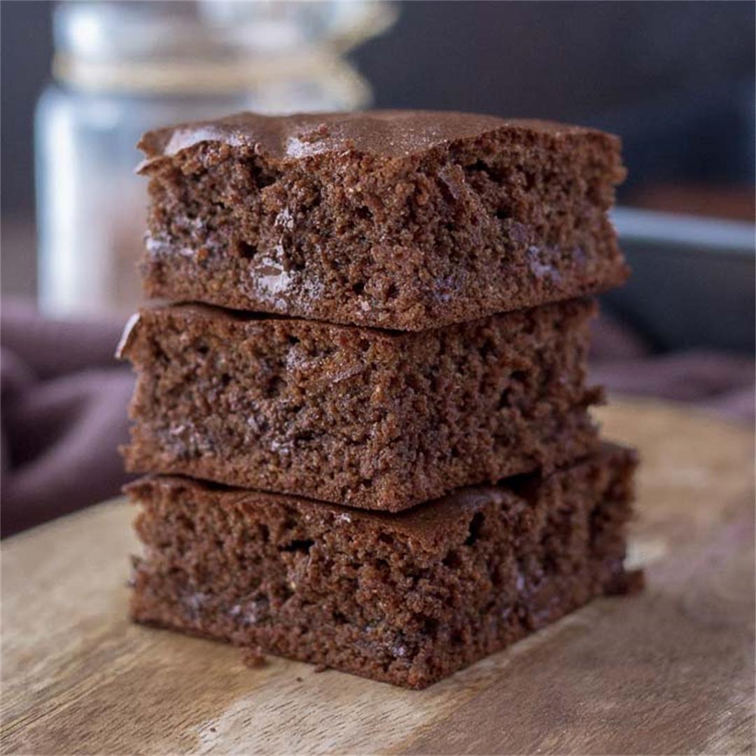 Double Chocolate Almond Butter Brownies