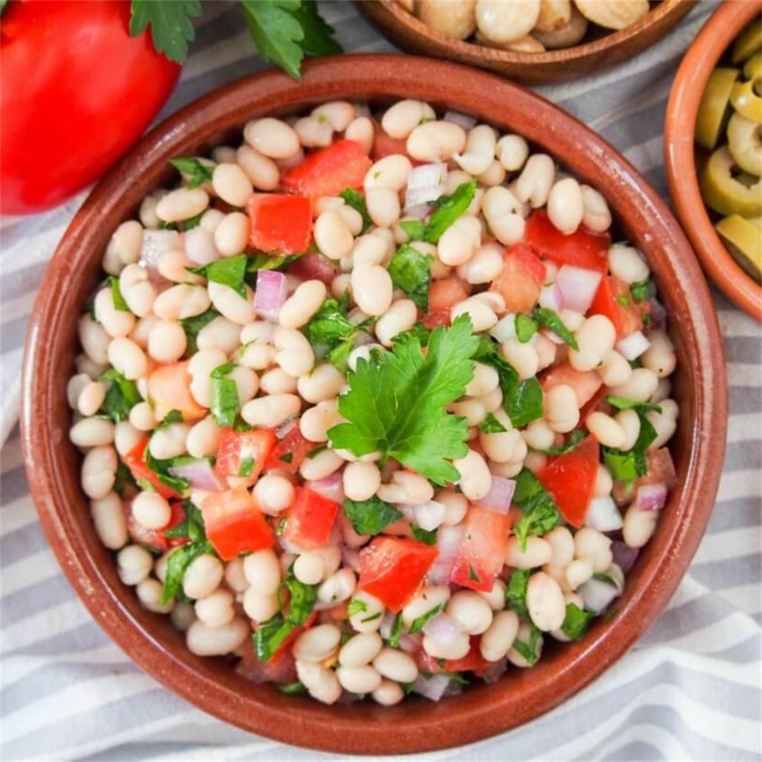 Easy white bean salad
