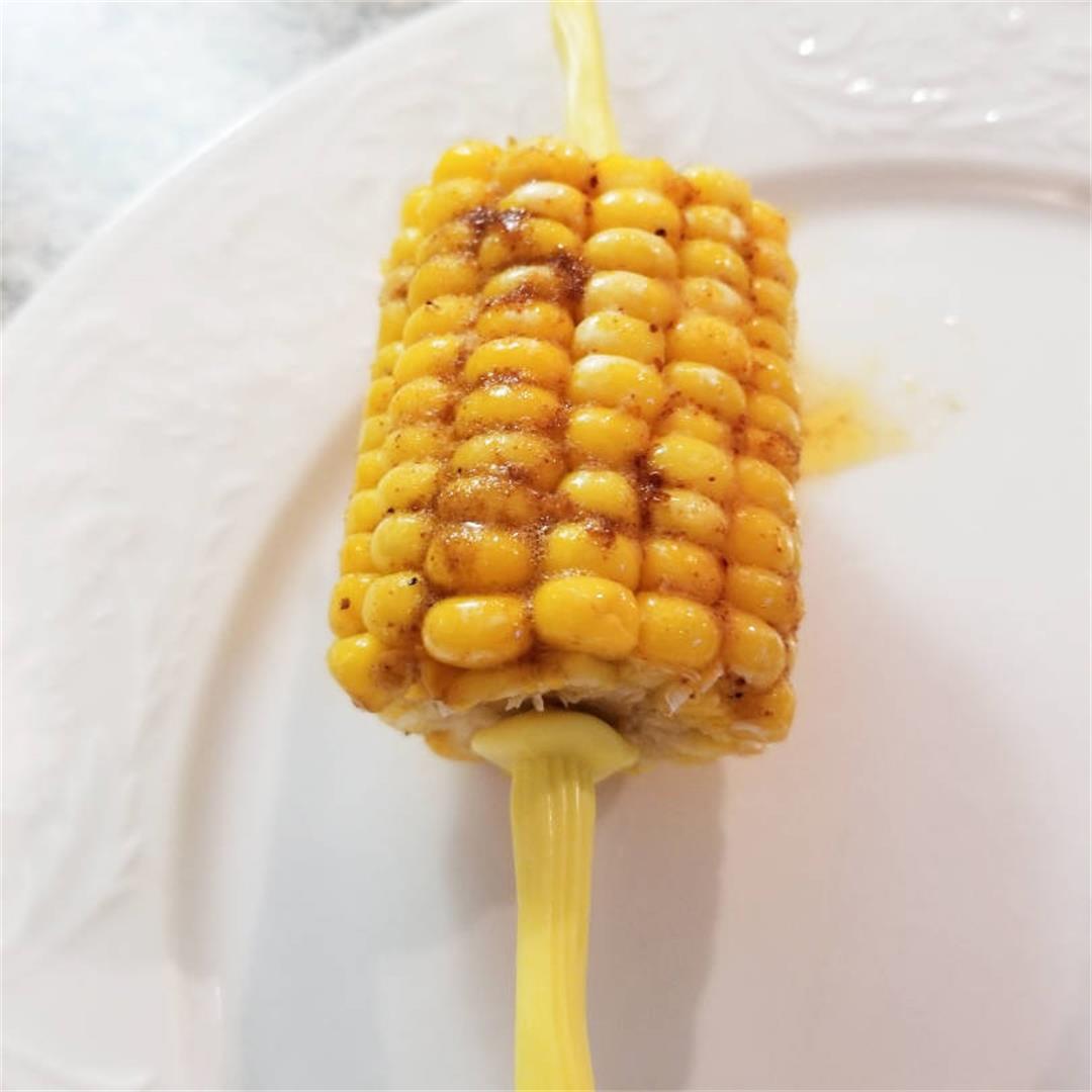 BBQ Oven-Roasted Corn on the Cob