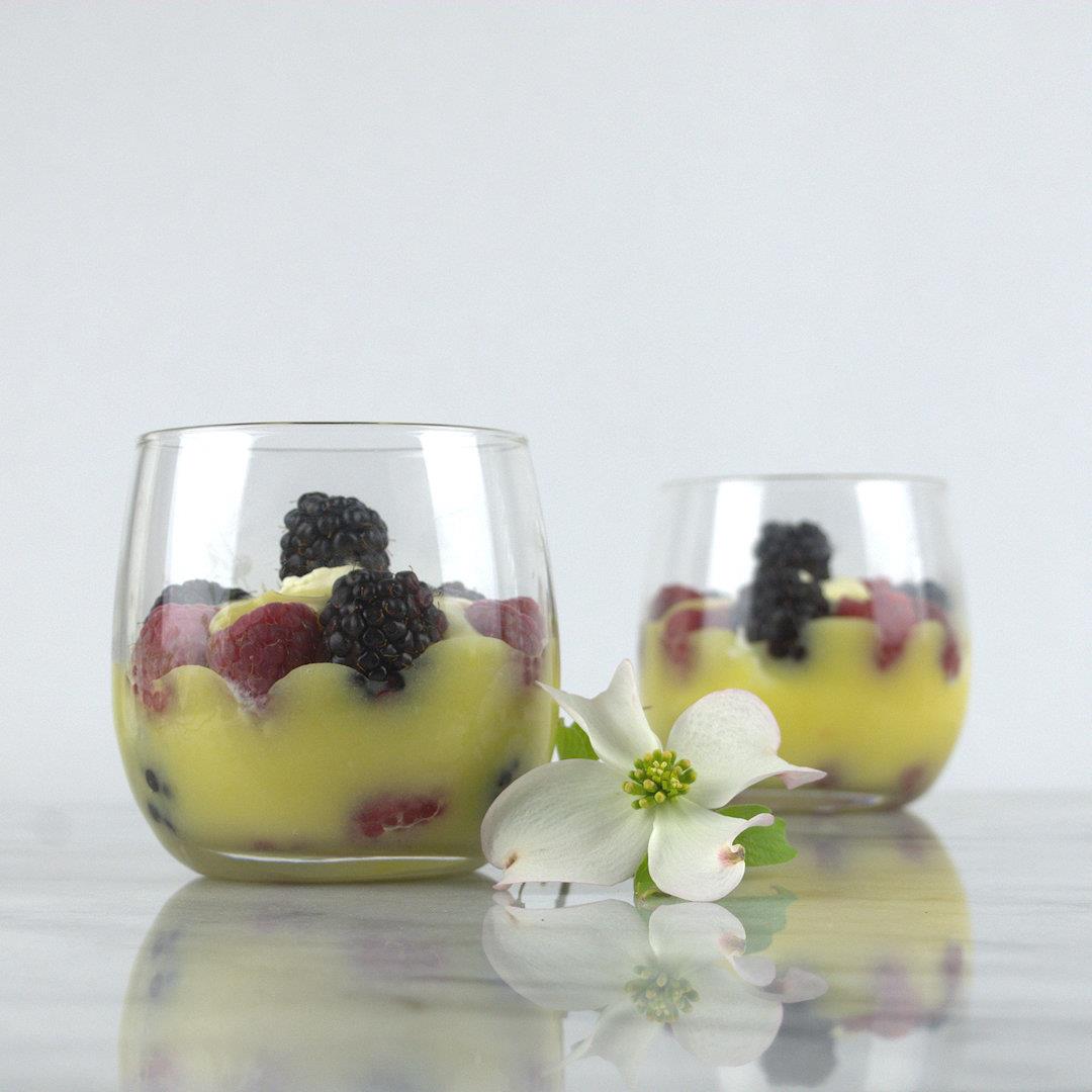 Lemon Curd Dessert with Berries – A Gourmet Food Blog