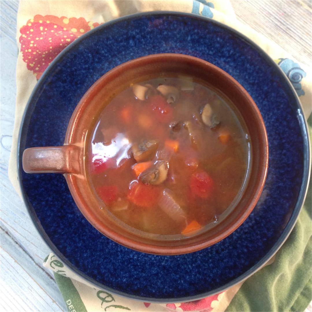 Leftover Roast Beef and Vegetable Soup