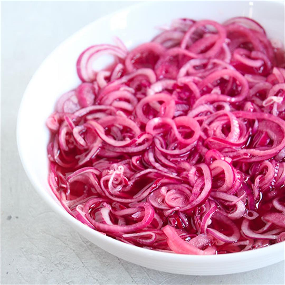 quick pickled onions