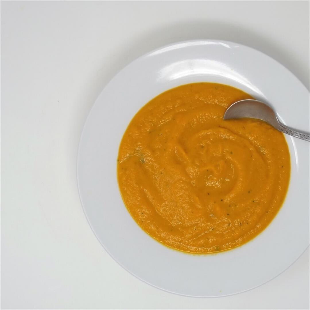 Creamy Carrot and Serrano Chile Soup