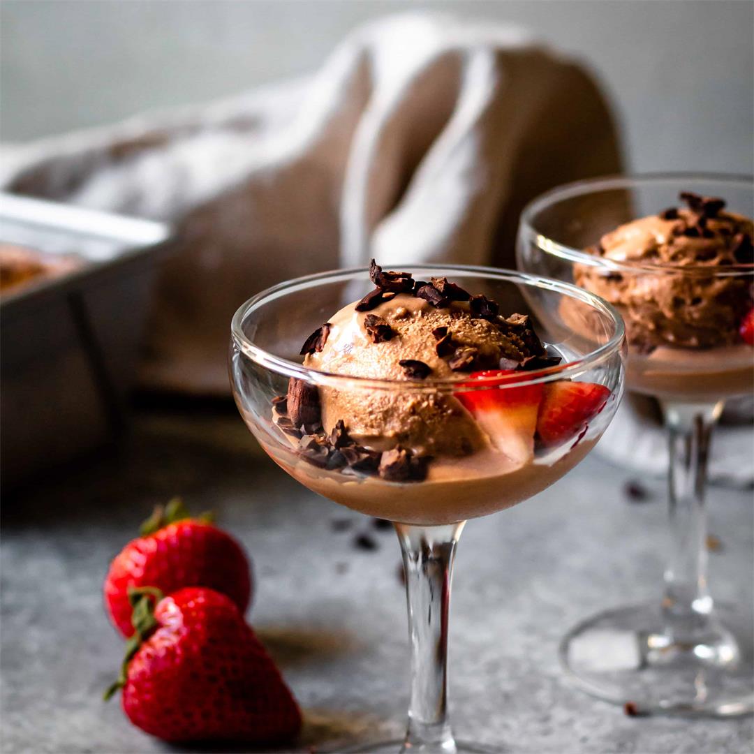 Chocolate Strawberry Ice Cream