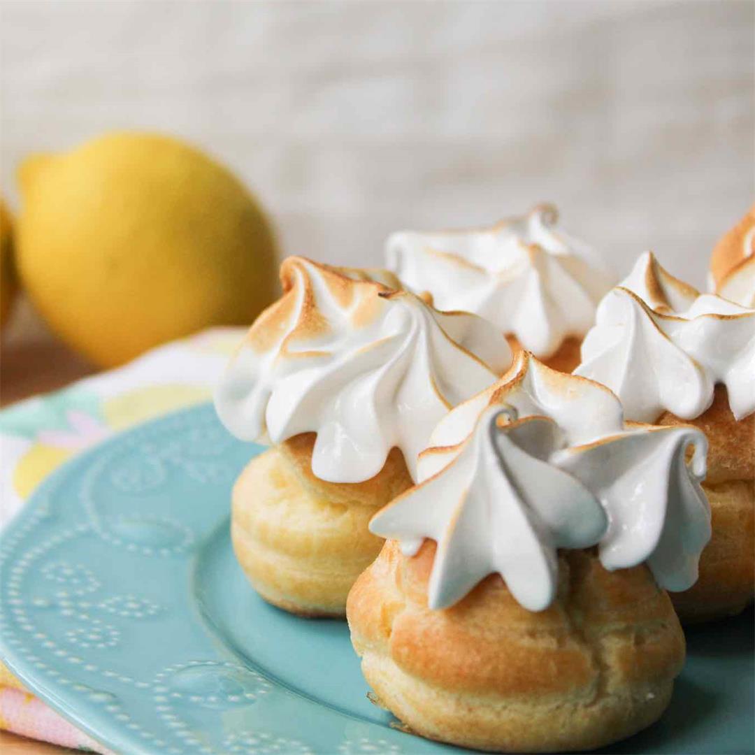 Lemon Meringue Cream Puffs
