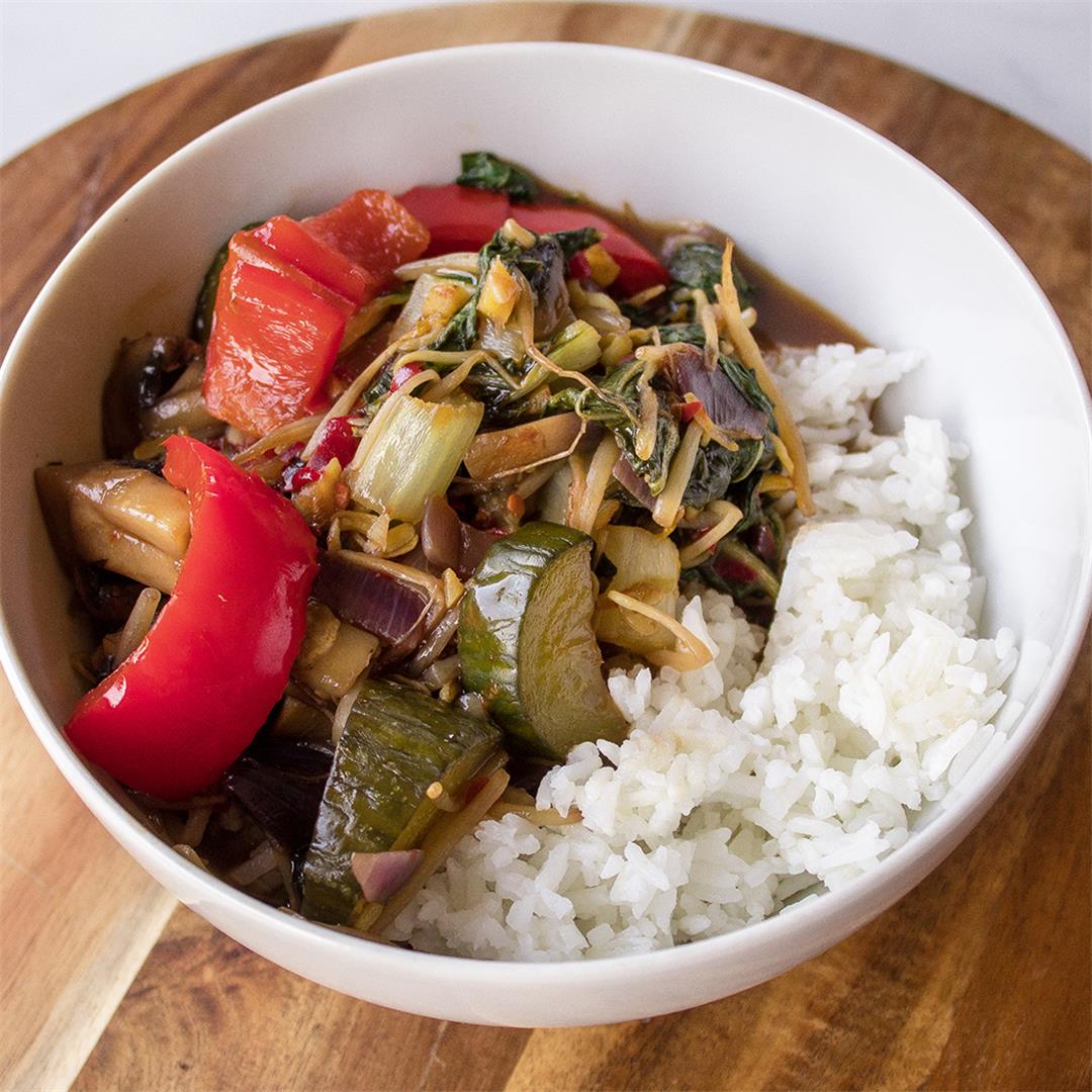 Easy vegan chop suey