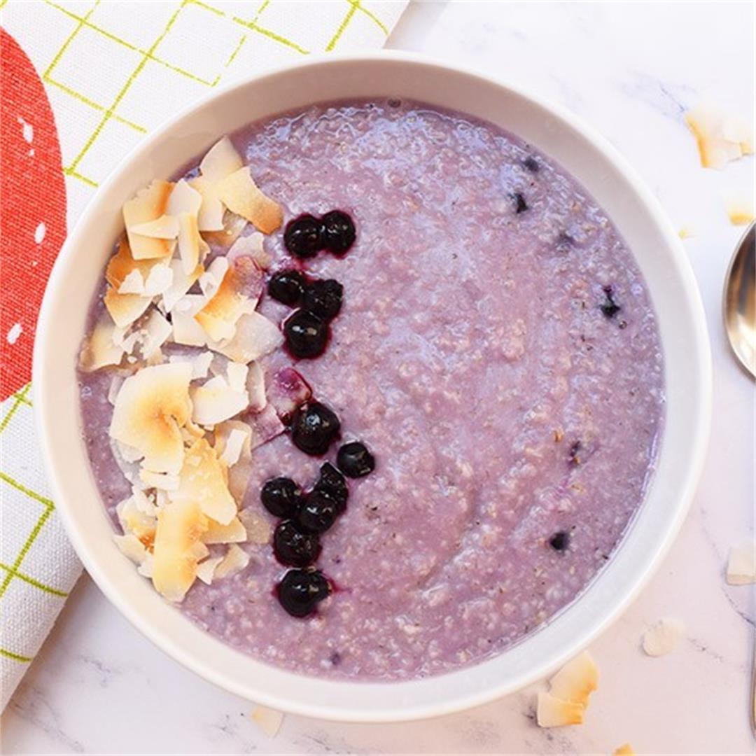 Blueberry Coconut Oatmeal