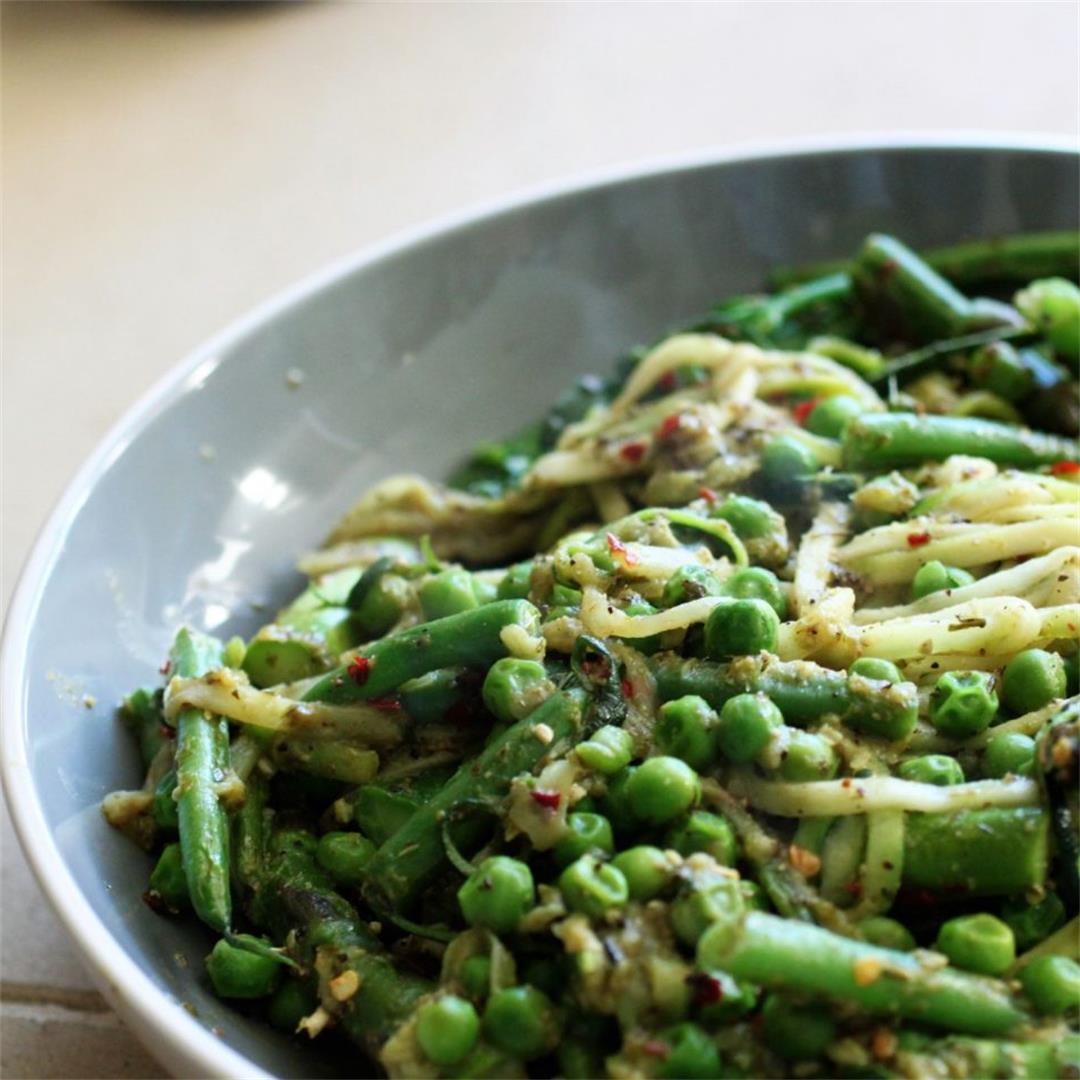 Green Vegetable Courgetti Recipe
