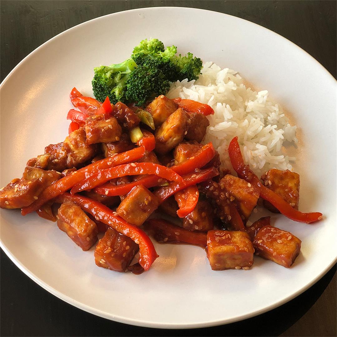 Vegan General Tso's Tofu
