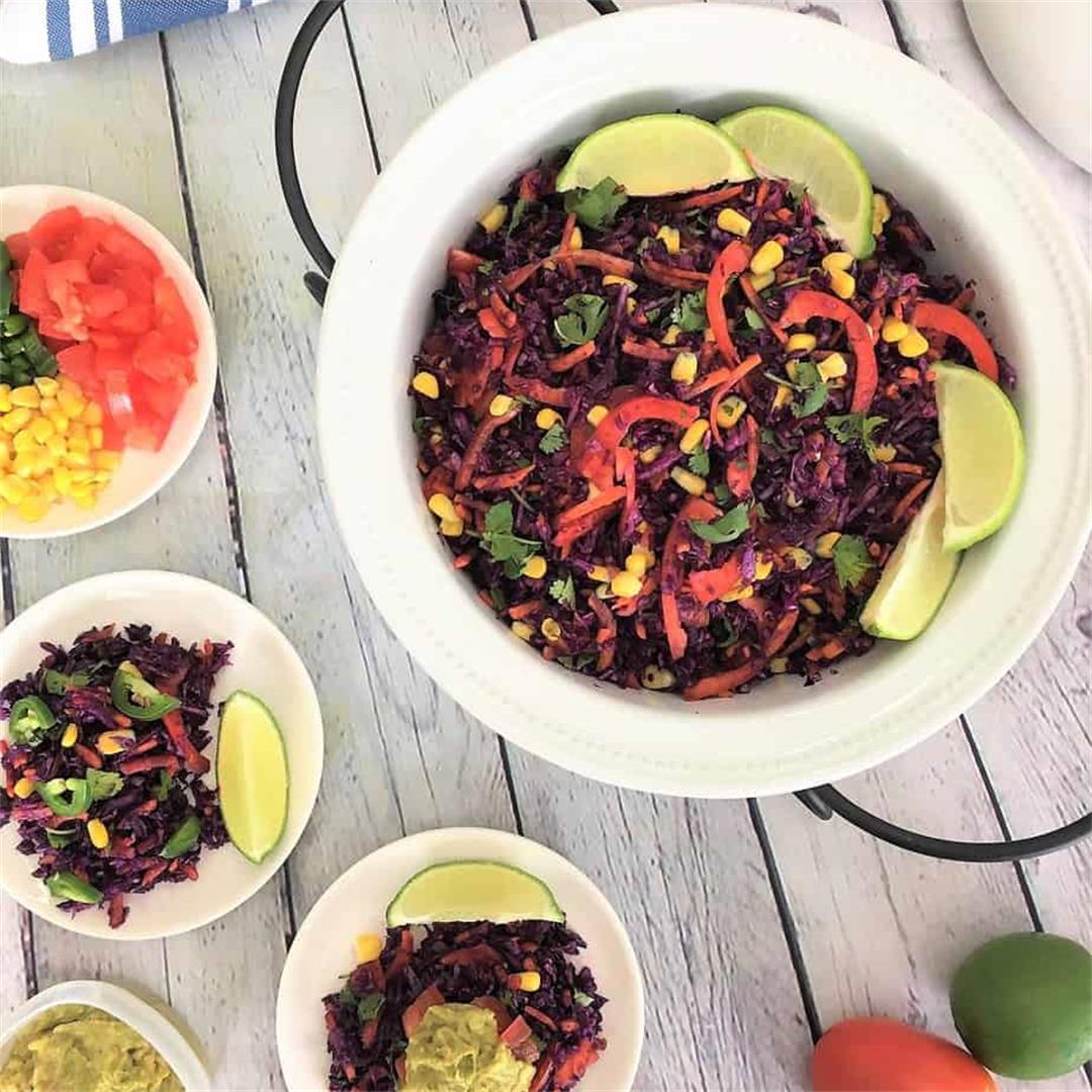 Mexican Salad with 3 Minute Guacamole