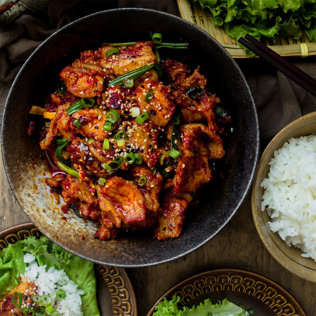 Spicy Korean Pork Bulgogi