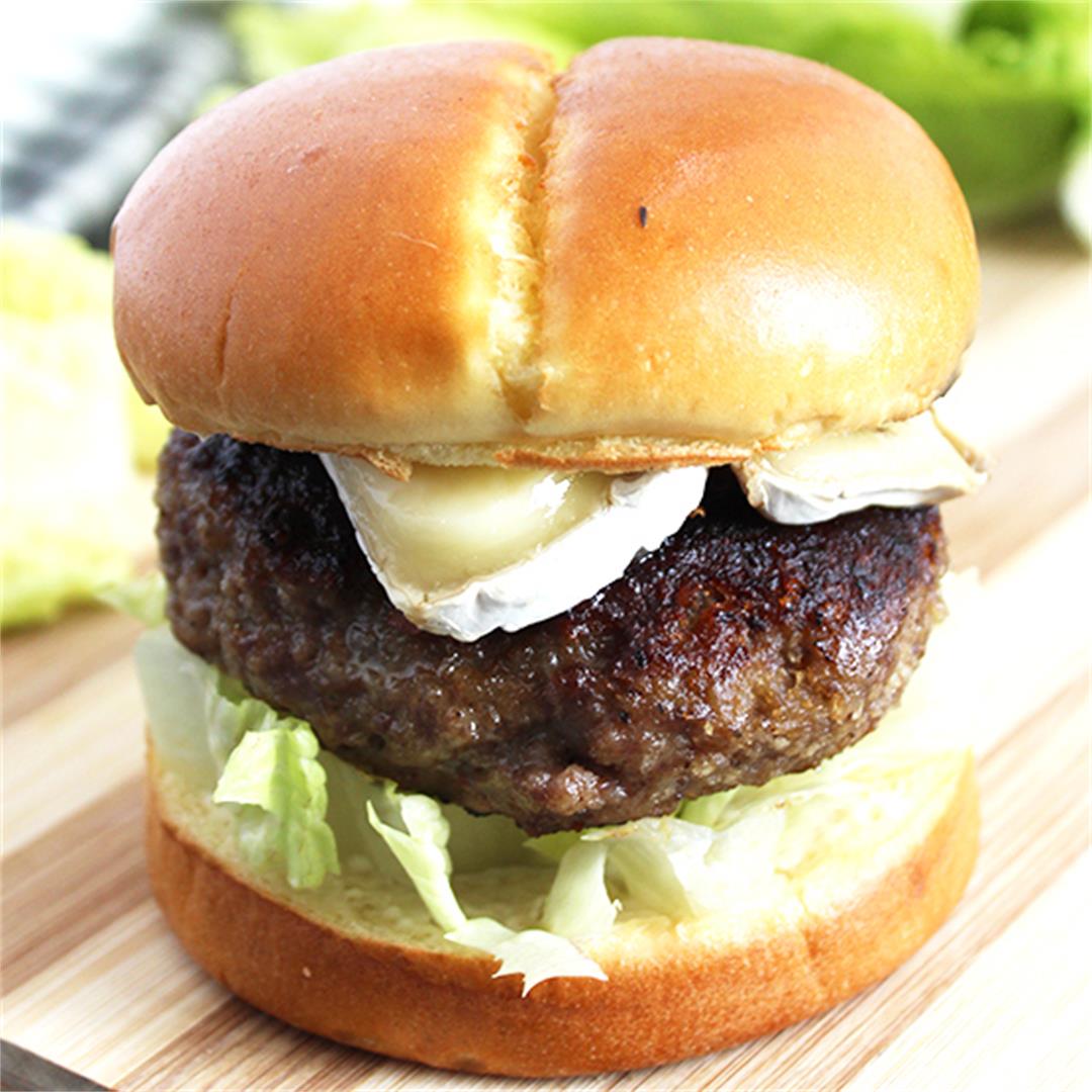 Honey and Truffle Burger with Brie