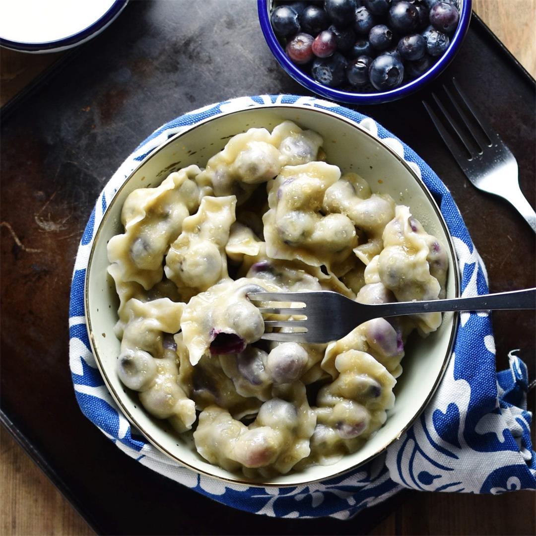 Blueberry Pierogi Dumplings ('z Jagodami')