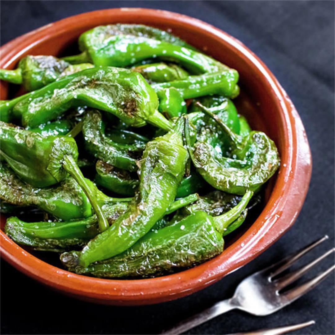Spanish tapas-style green pepper