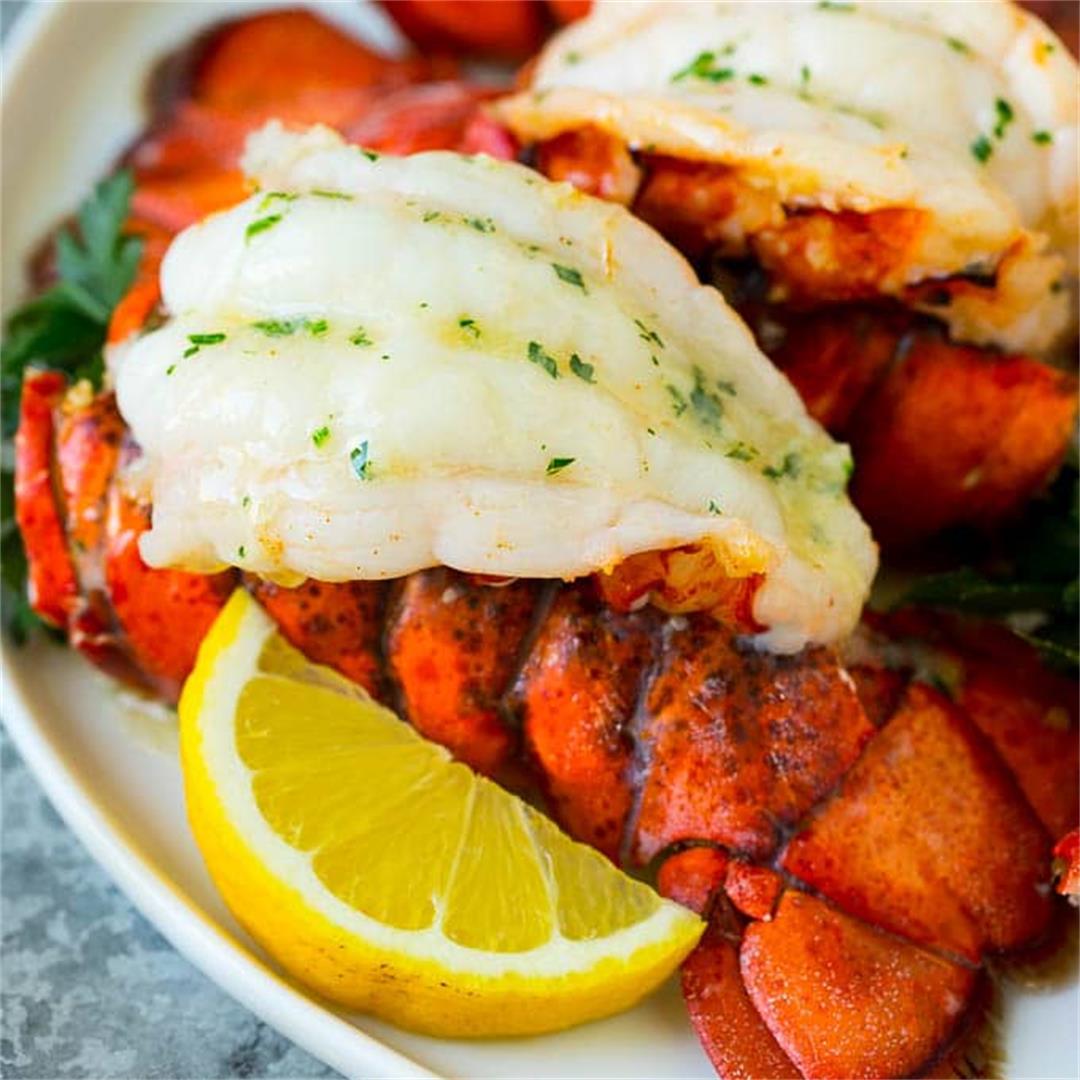 Lobster Tails with Garlic Butter