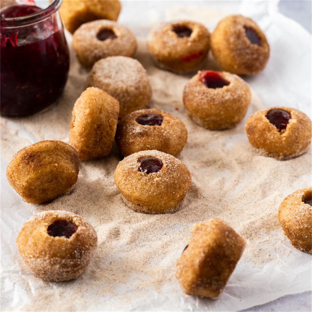 Mini Jam Donut Muffins