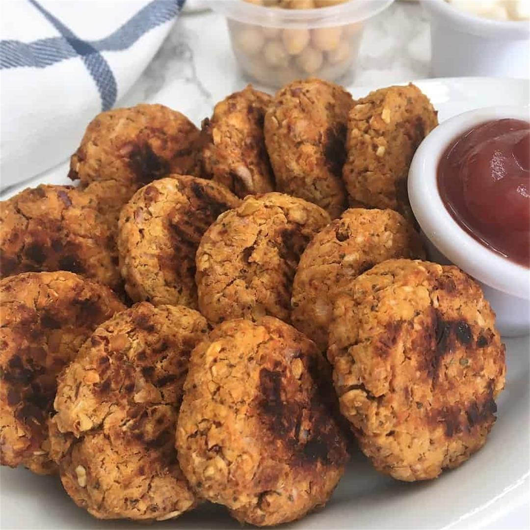 Baked Chickpea Nuggets