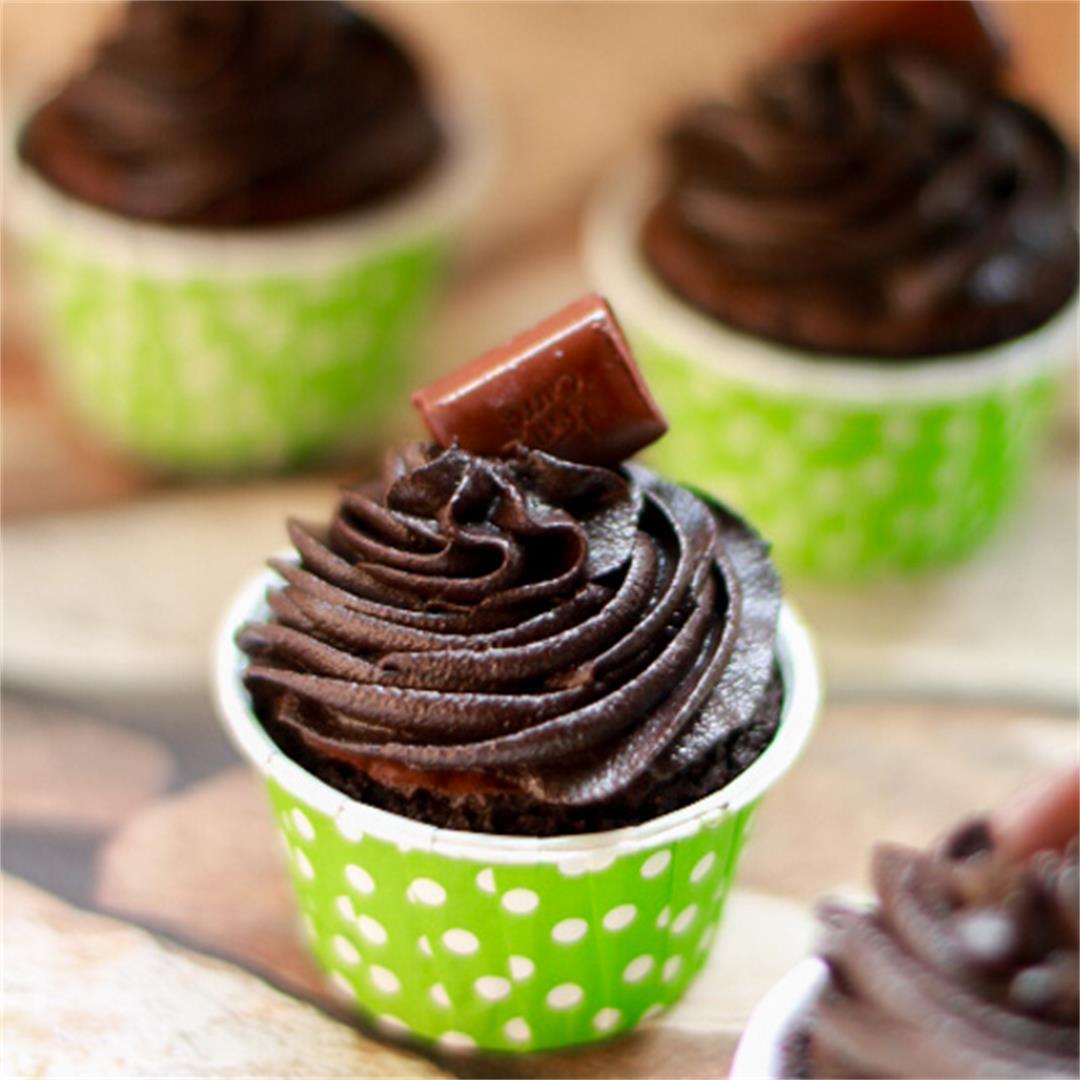 Birthday Chocolate Brownie Cupcakes -The Best Brownie Cupcake R