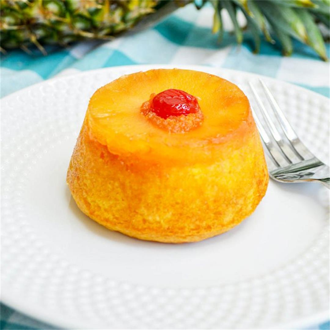Perfect Pineapple Upside Down Cupcakes