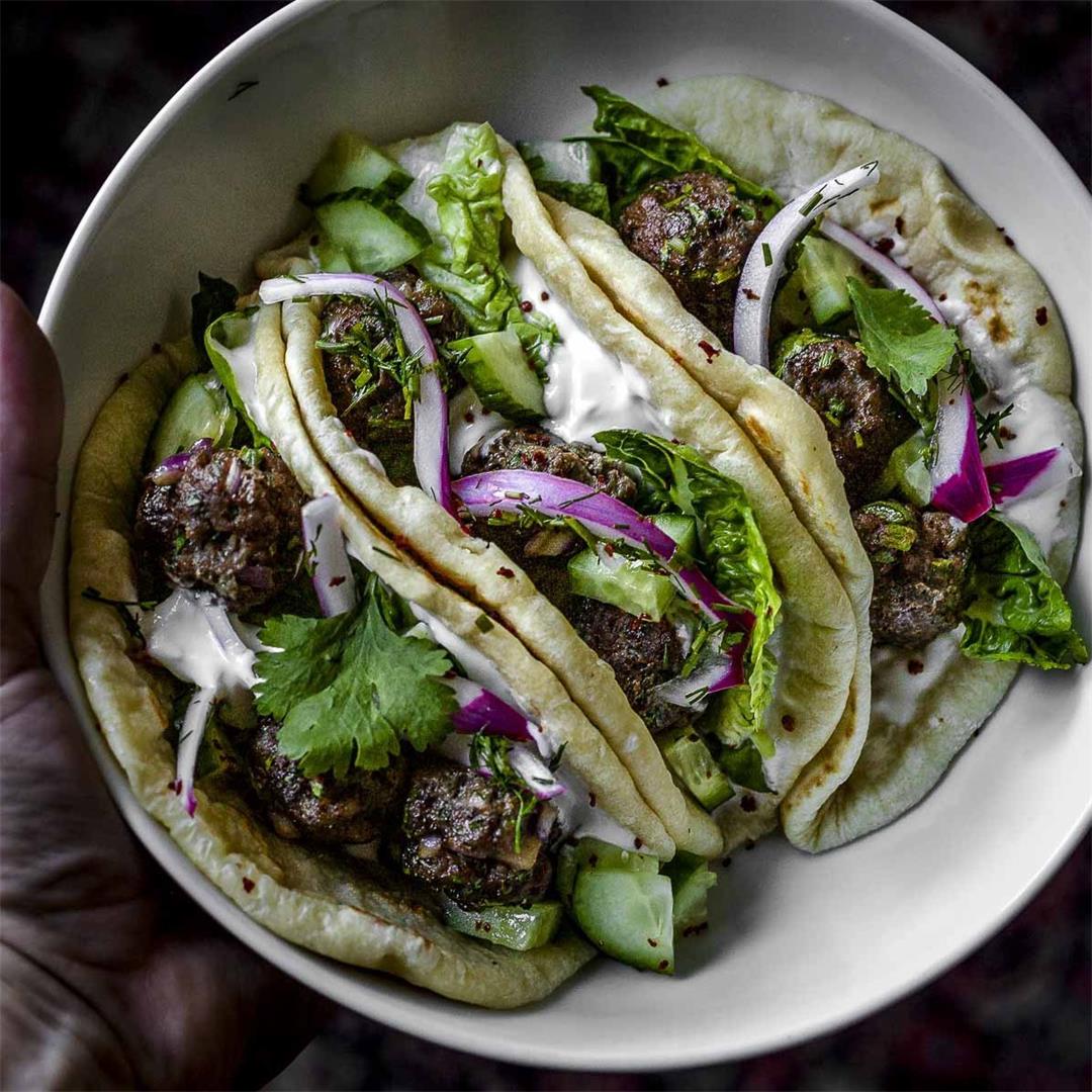 homemade meatball soft tacos — Recipe Fiction