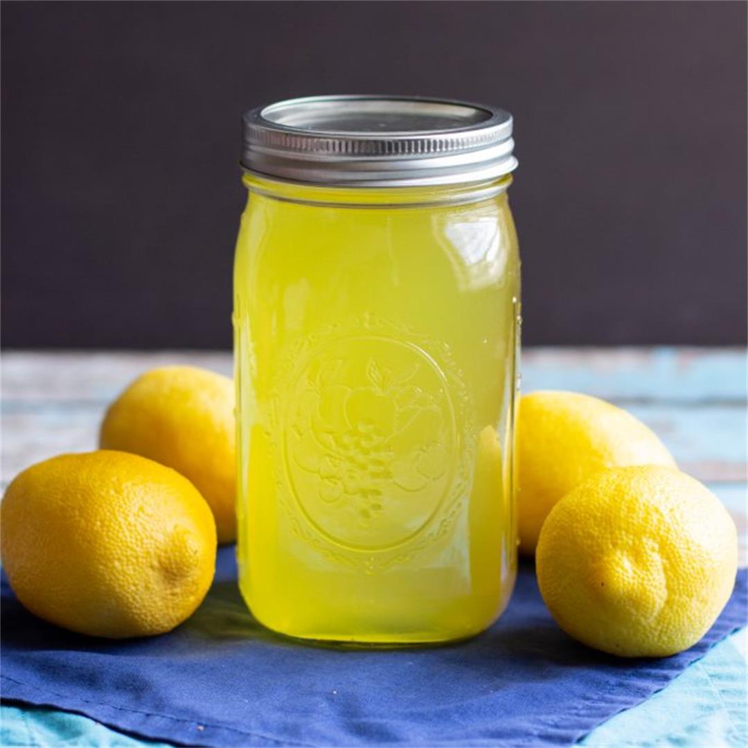 Homemade Sous Vide Limoncello (4 ingredients!)