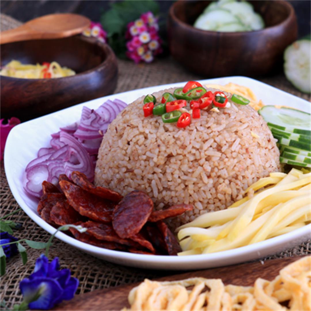Thai Fried Rice with Shrimp Paste