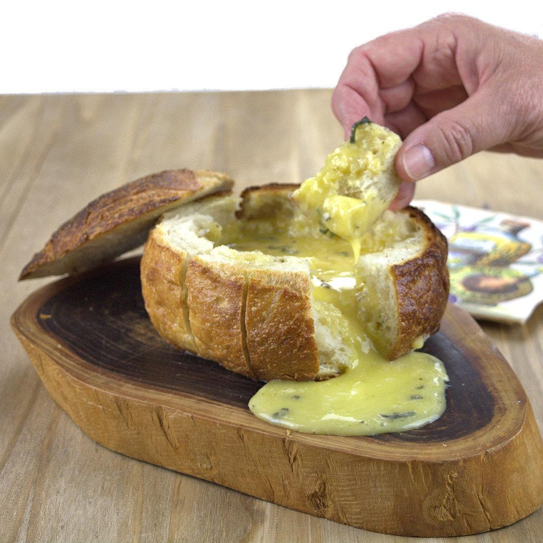 Easy Baked Brie in Bread with Sage – A Gourmet Food Blog