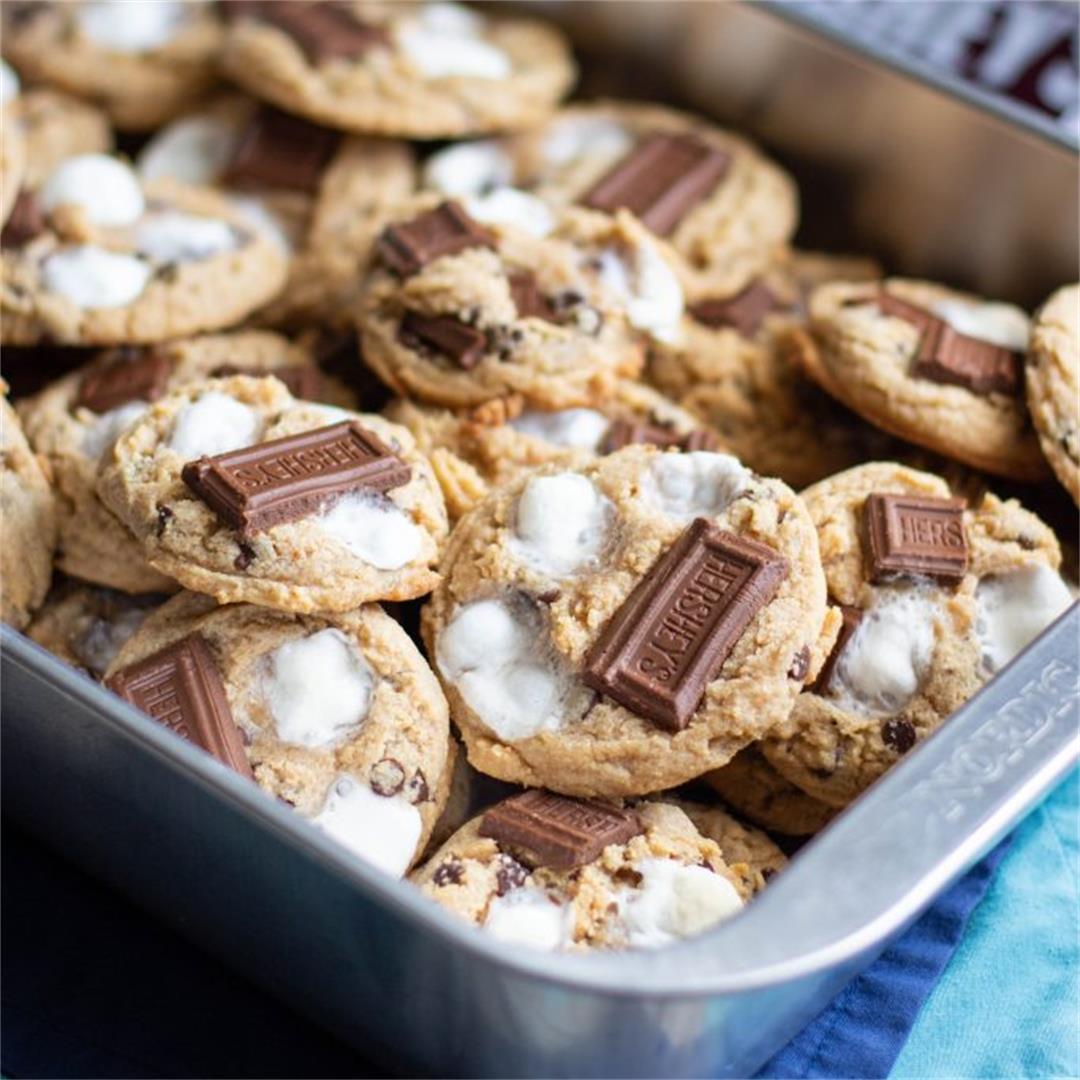 S'mores Chocolate Chip Cookies Recipe