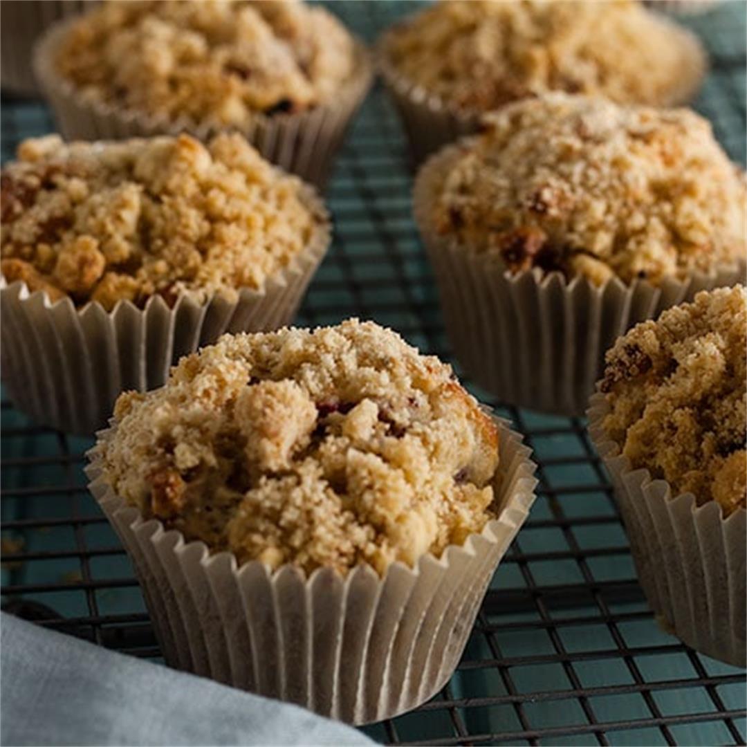 Gooseberry Crumble Muffins