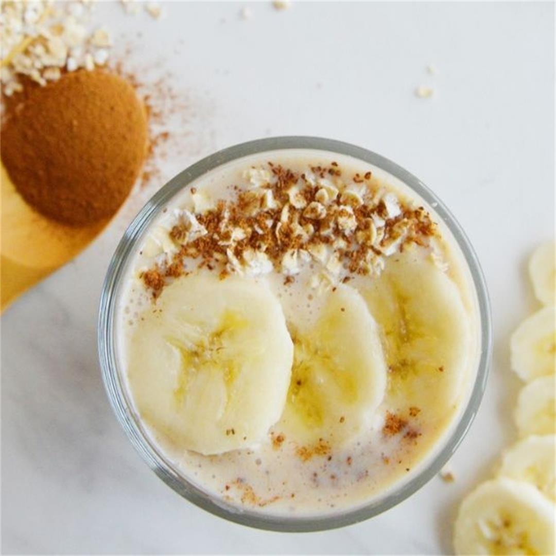 Banana Oatmeal Smoothie (Video Recipe)