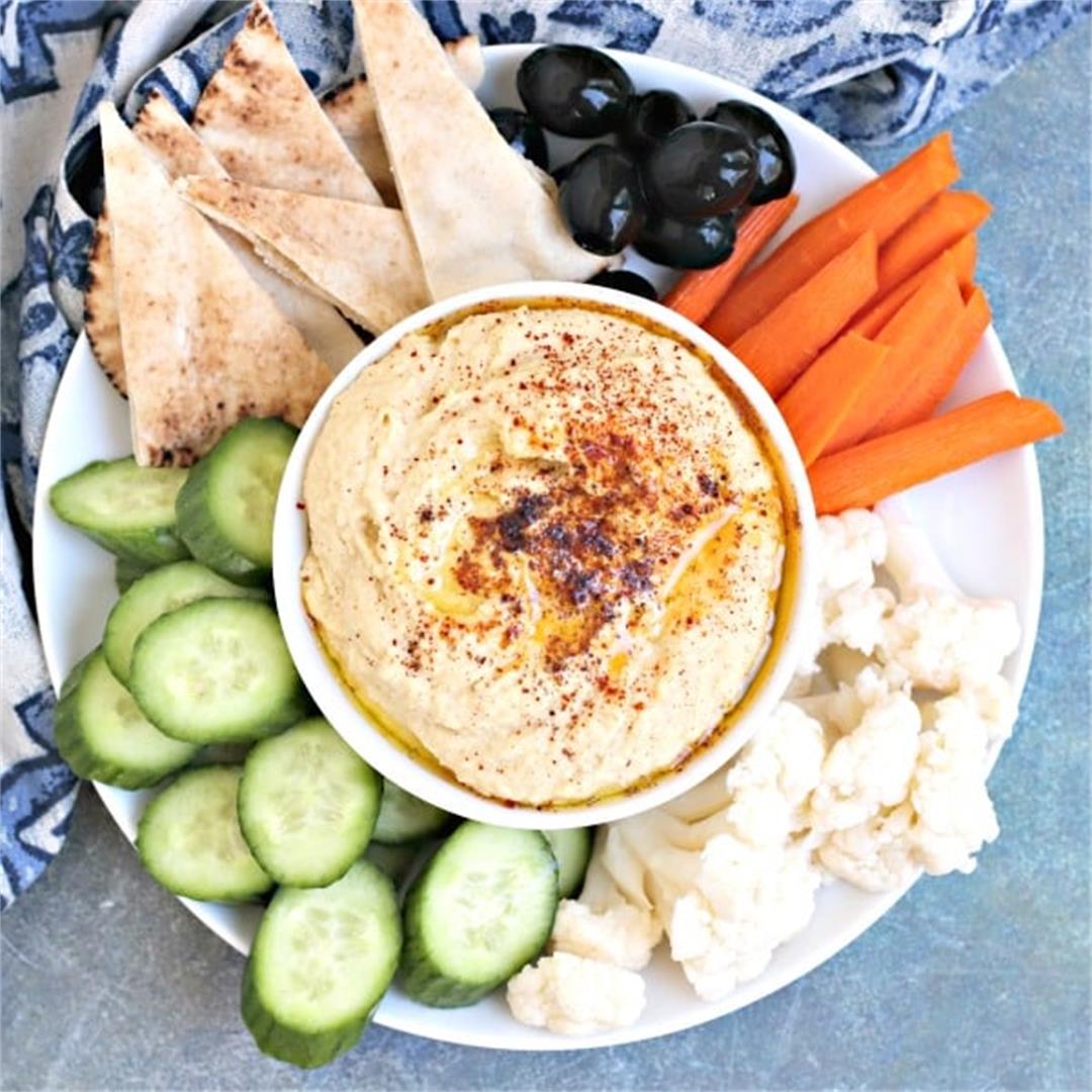 Hummus Without Tahini Recipe - Veggies Save The Day