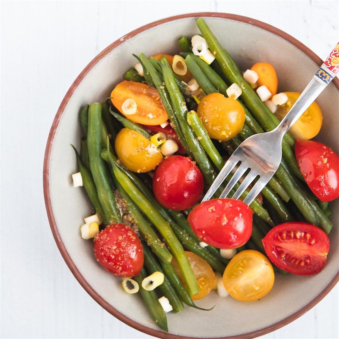 Green Beans and Cherry Tomatoes Salad