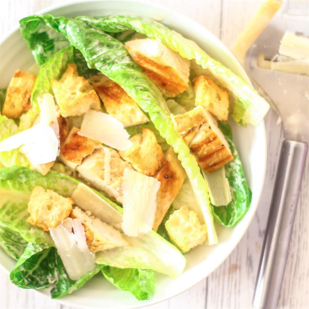 Easy Chicken Caesar Salad