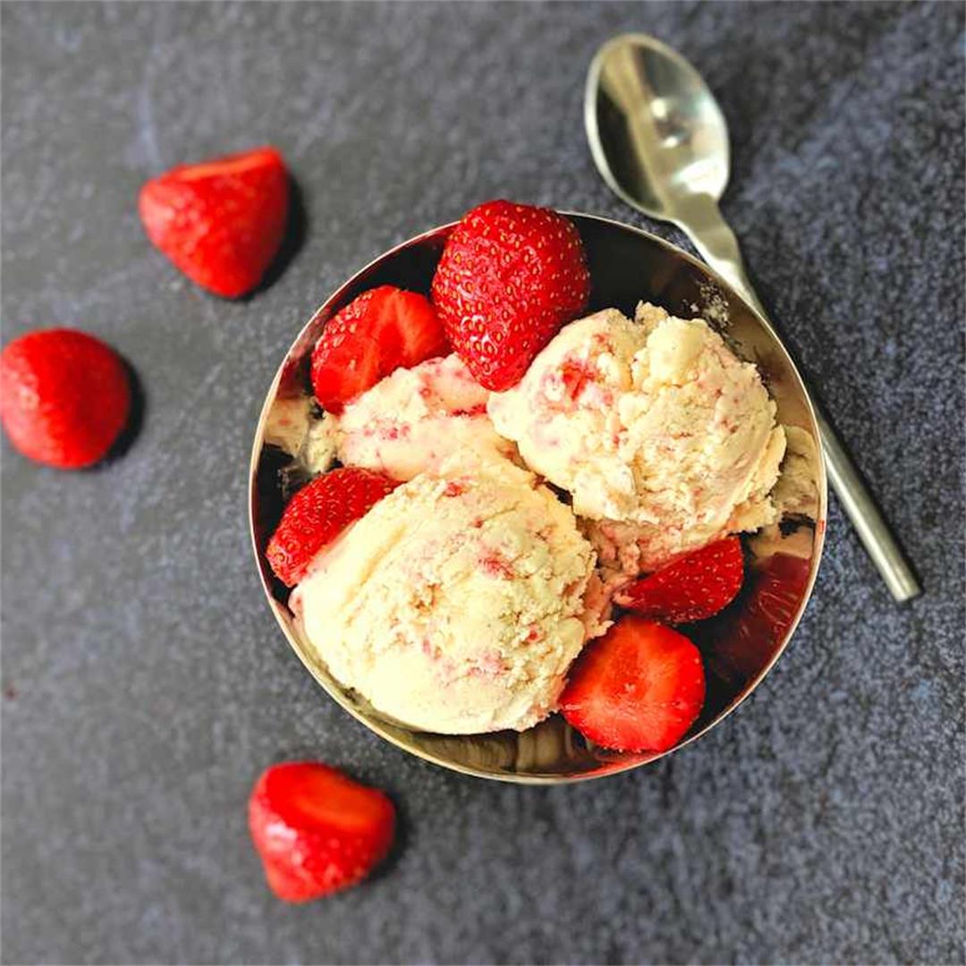 strawberry ripple ice cream