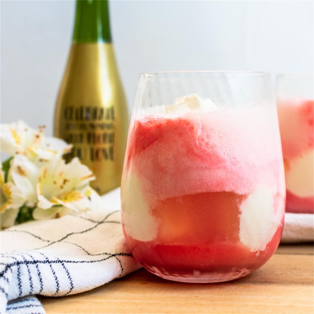 Red Champagne Float Recipe