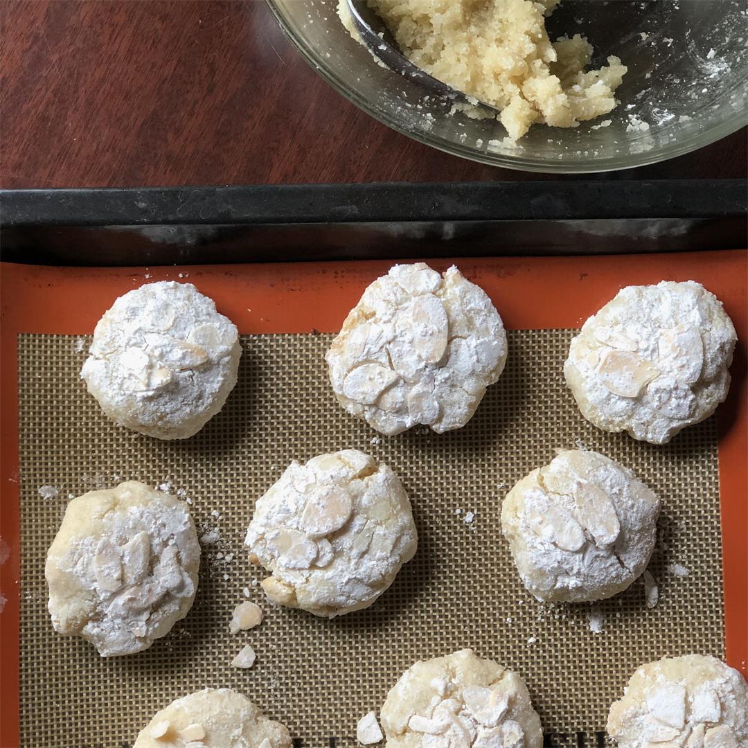 Sicilian Almond Cookies - Paste alle Mandorle