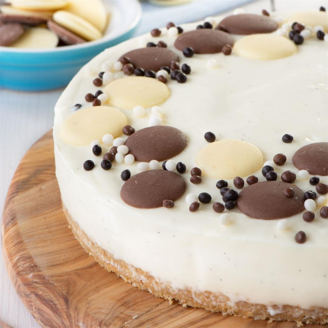 White Chocolate Cheesecake (No-Bake)